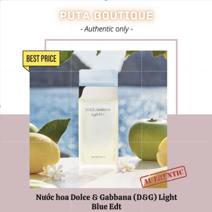 Nước hoa Dolce & Gabbana (D&G) Light Blue Edt