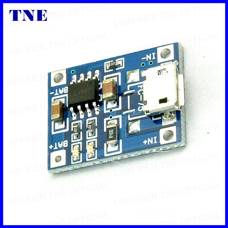 [HCM]Mạch sạc pin Lithium- Li-ion- 18650 TP4056 1A cổng MICRO