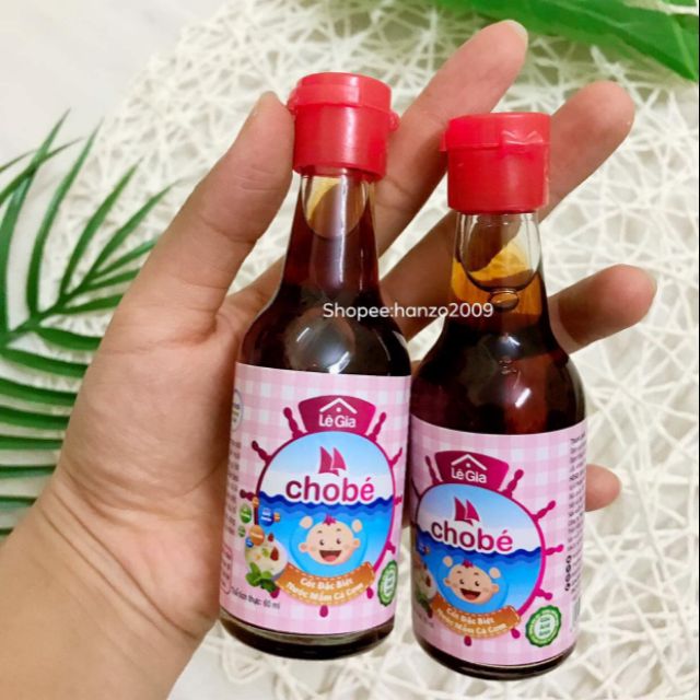 Nước mắm Lê Gia ăn dặm cho bé 60ml