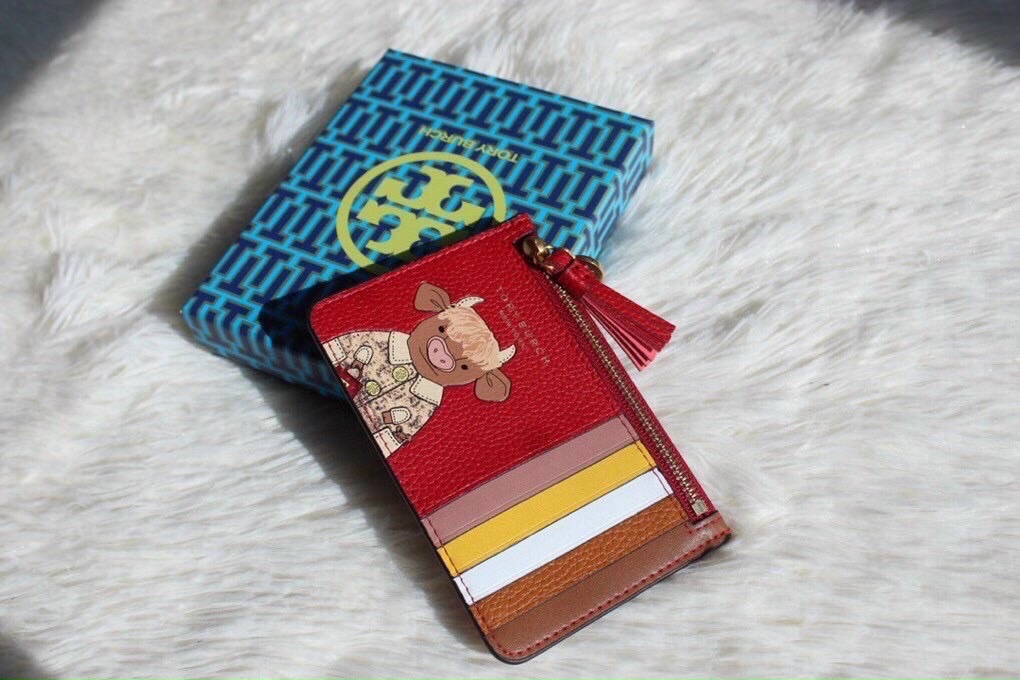 Ví đựng thẻ Tory burch da thật nguyên chiếc