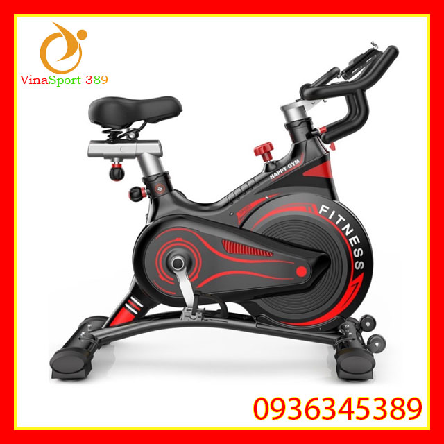 Xe đạp tập thể dục tại nhà cao cấp Fitness – Bánh đà kháng từ - Đồng hồ hiển thị đầy đủ các thông số: Nhịp tim, thời gian, quãng đường, tốc độ, calorie