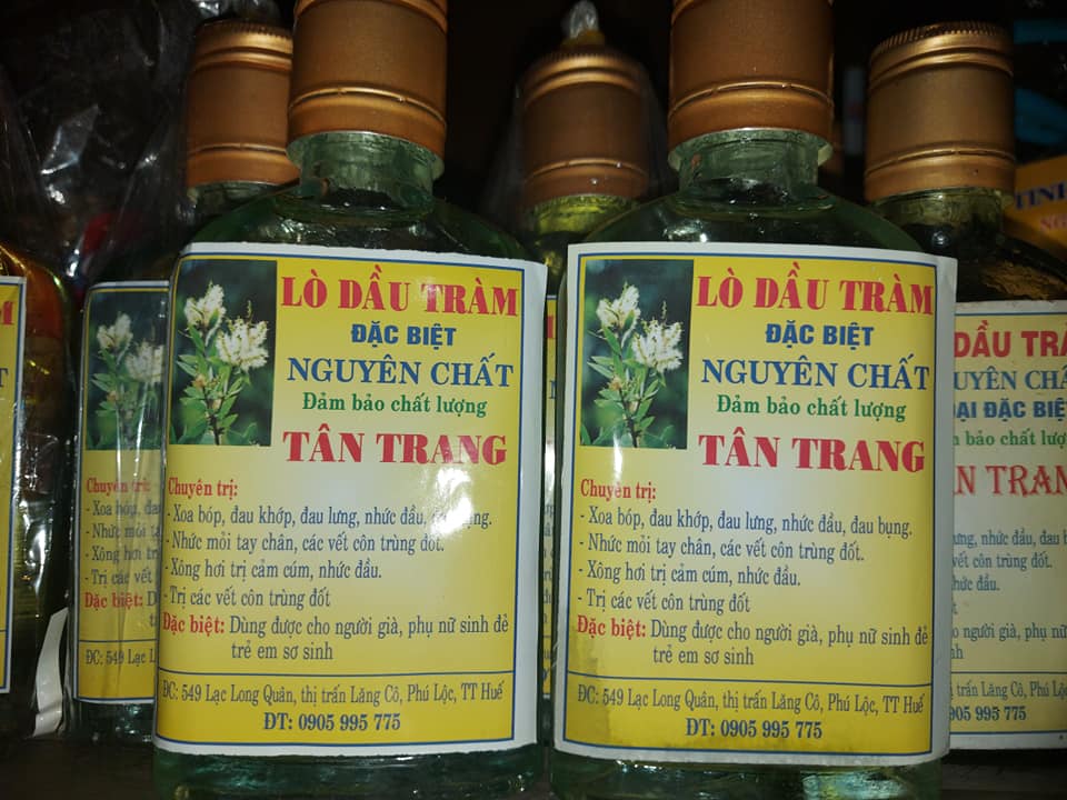 Dầu tràm Huế nhà nấu