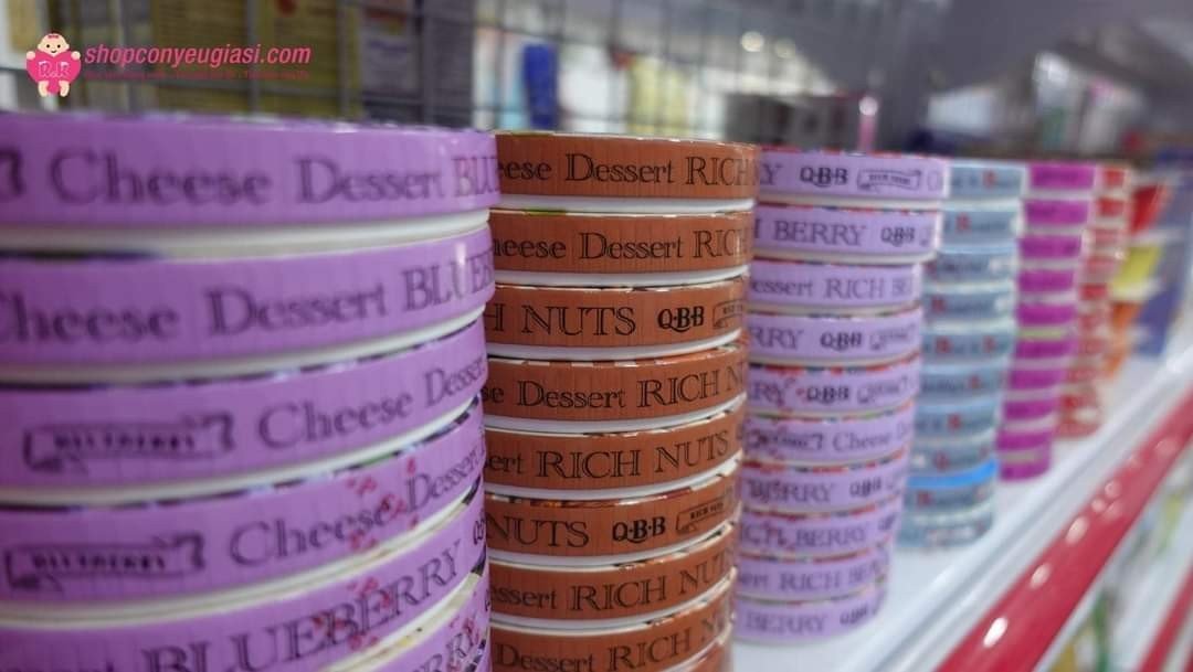 Phô Mai QBB trái cây tươi nhiều vị Nhật Bản, 6x15g