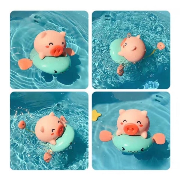 [HCM]Đồ chơi nhà tắm - heo (lợn) chèo thuyền phun nước cực đáng yêu