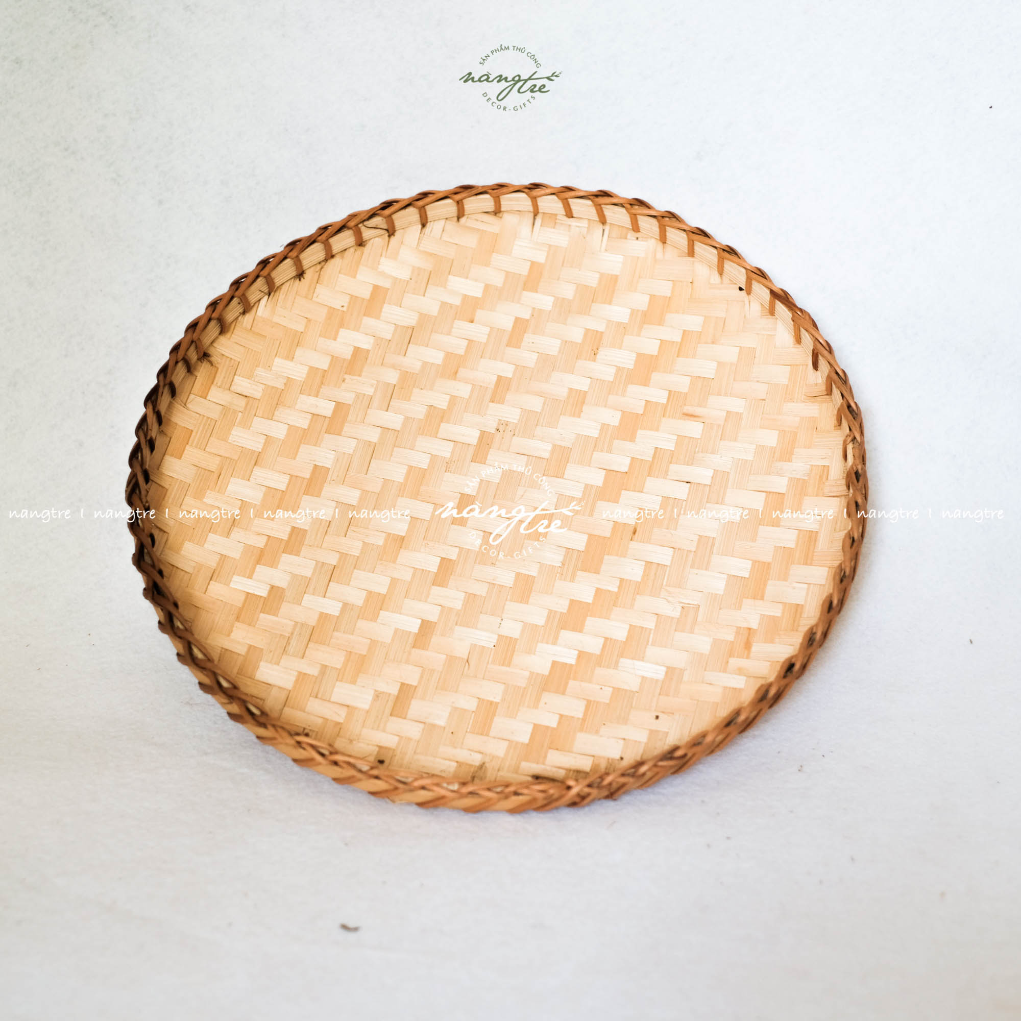 [HCM]Mẹt tre viền mây đường kính 35cm