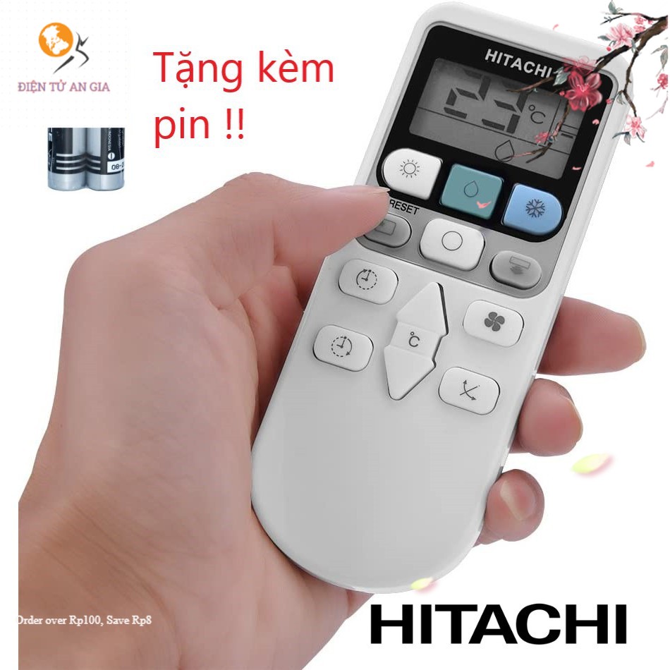 Điều khiển remote máy lạnh hitachi rar-3v2 , điều hòa hitachi