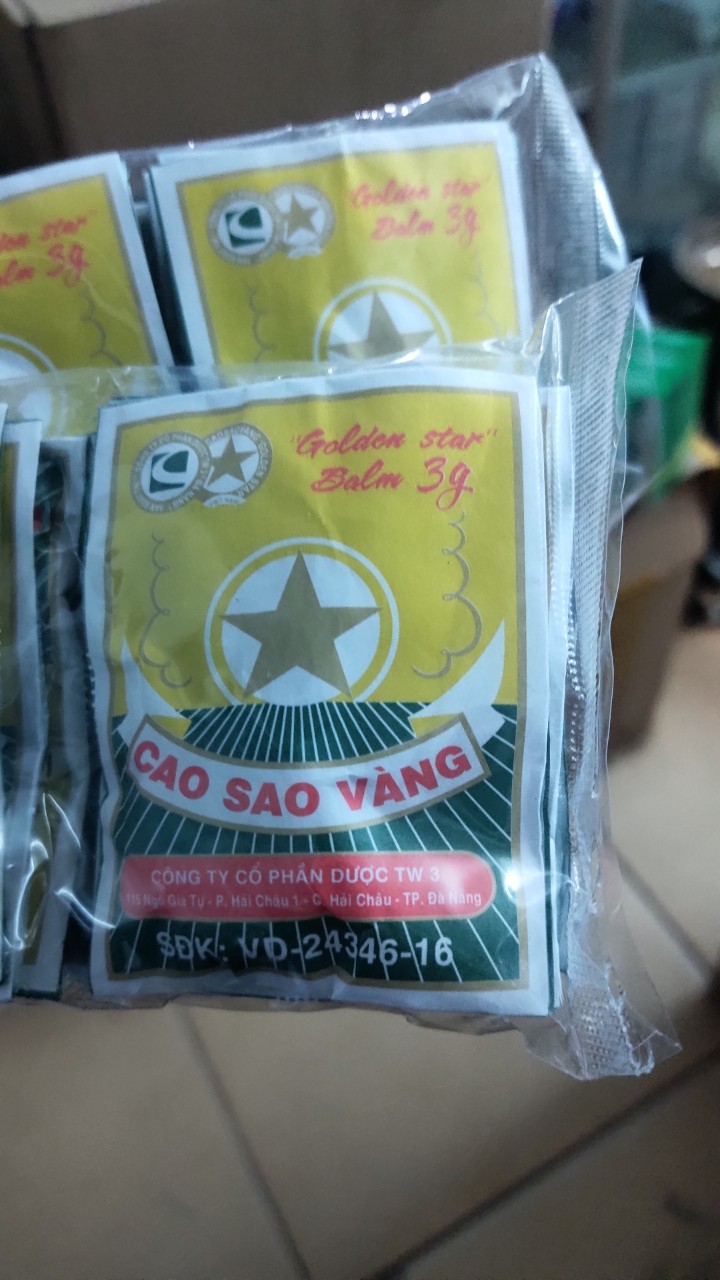 Combo 10 lọ cao sao vàng 3g