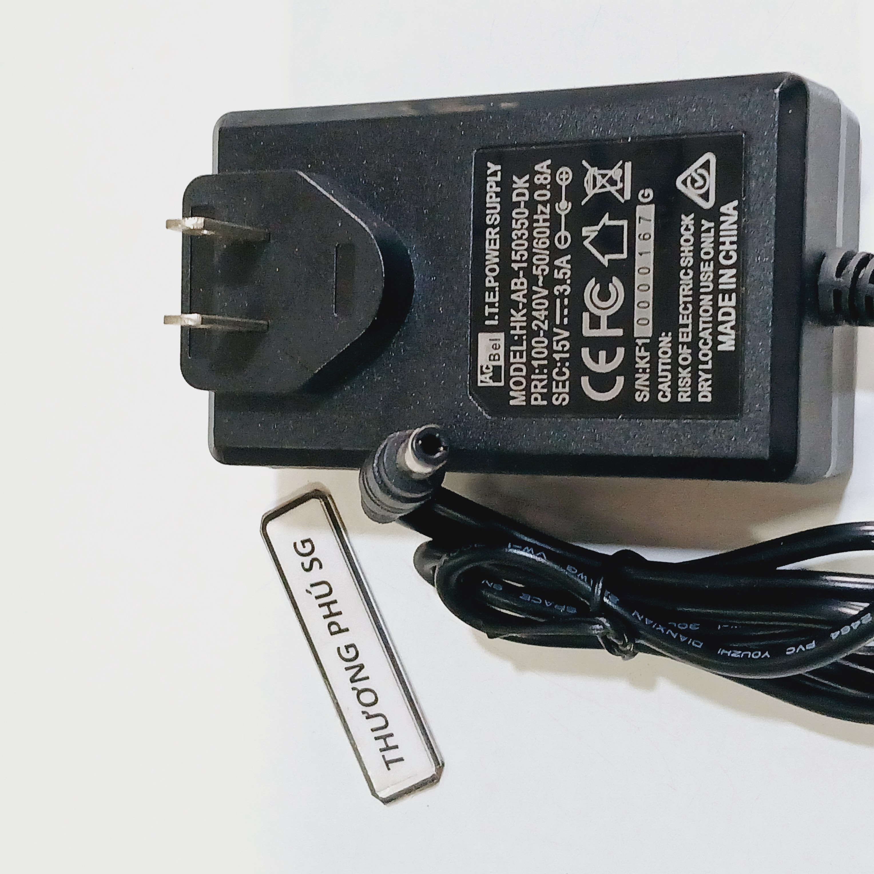 Nguồn Adapter DC 15V - 3.5A (Đầu cắm 5.5mm x 2.1mm