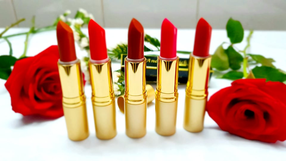 [HCM]son thiên nhiên không chì Màu Đỏ Cherry