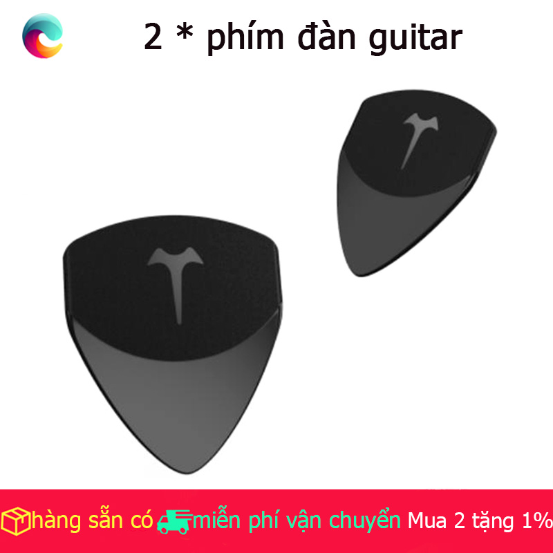 TOM 2 in 1 Unique Guitar Picks Are Convenient for Pulling and Sliding Harmoniously, Thickness 0.38mm and 0.8mm