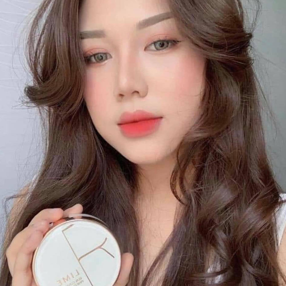 (Sẵn 2 mẫu) Phấn Nước Lime Real Cover Pink Cushion - Lime V Collagen Ample Cushion