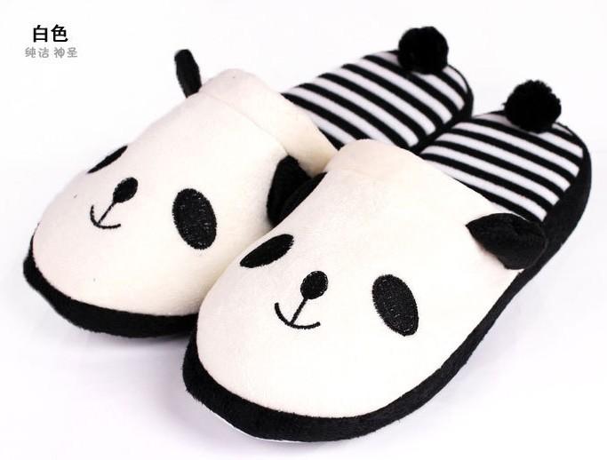 [HCM]Dép đi trong nhà - Dép bông đi trong nhà hình Gấu Panda dễ thương siêu mịn giúp giữ ấm tuyệt đối cho đôi chân của bạn trong mùa đông lạnh giá