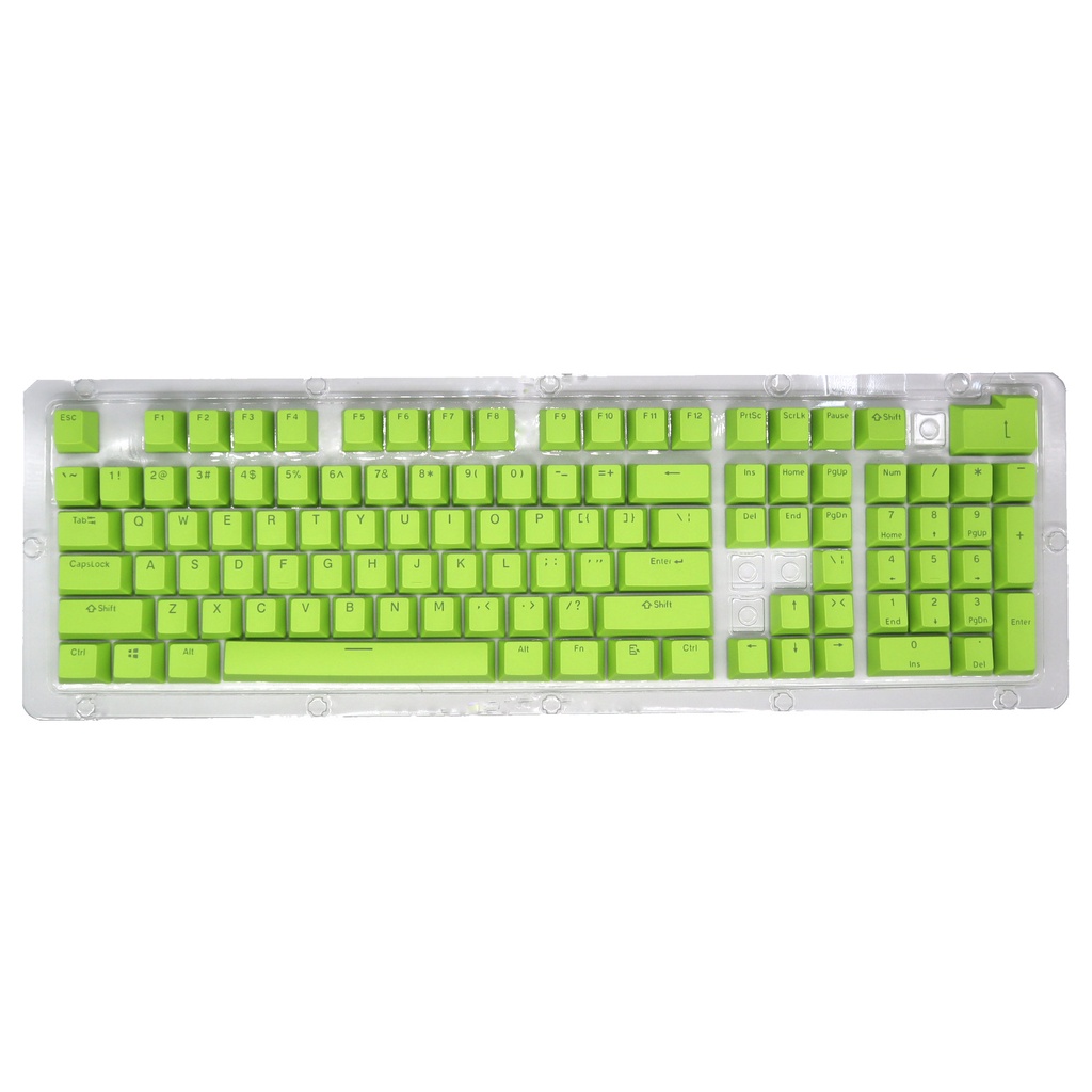 Bộ Keycap PBT doubleshot cơ xuyên led nhiều màu, nút bàn phím dành cho bàn phím cơ layout tiêu chuẩn