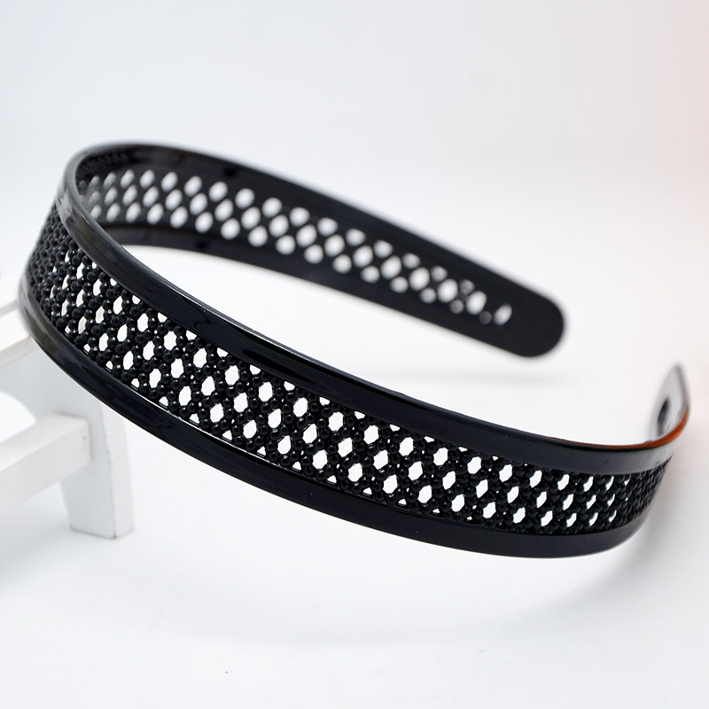 Bờm cài tóc nam nữ unisex nhựa mẫu mới BN89 bản to có viền