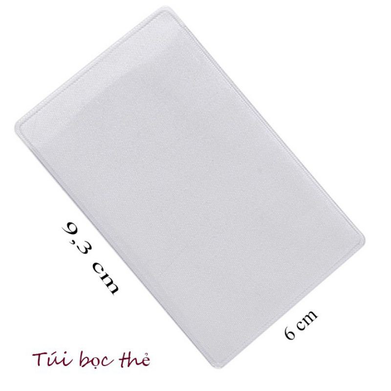 Combo 10 Túi đựng thẻ CCCD, ATM giấy phép lái xe