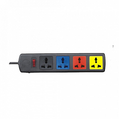 Ổ Lioa 4D có nắp che dây 3mx2 - 4D32N LIOA