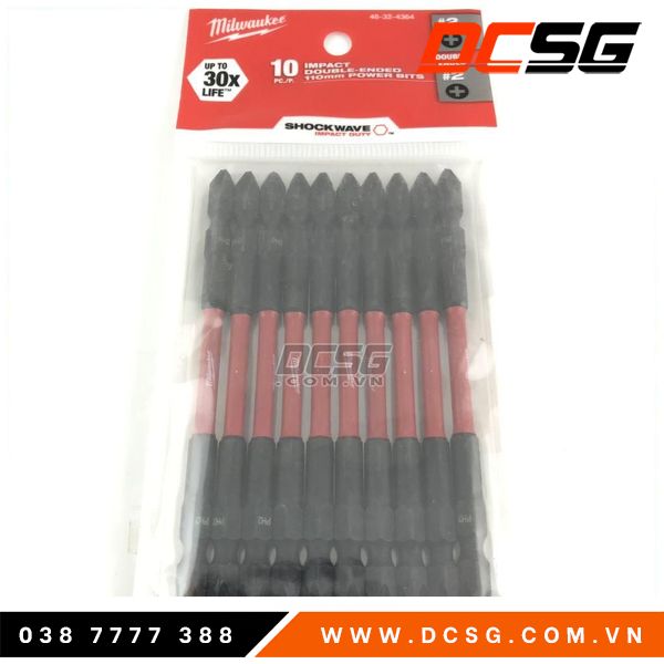 Mũi vít bake 2 đầu Ph2 65mm - 110mm Milwaukee 48-32-4364