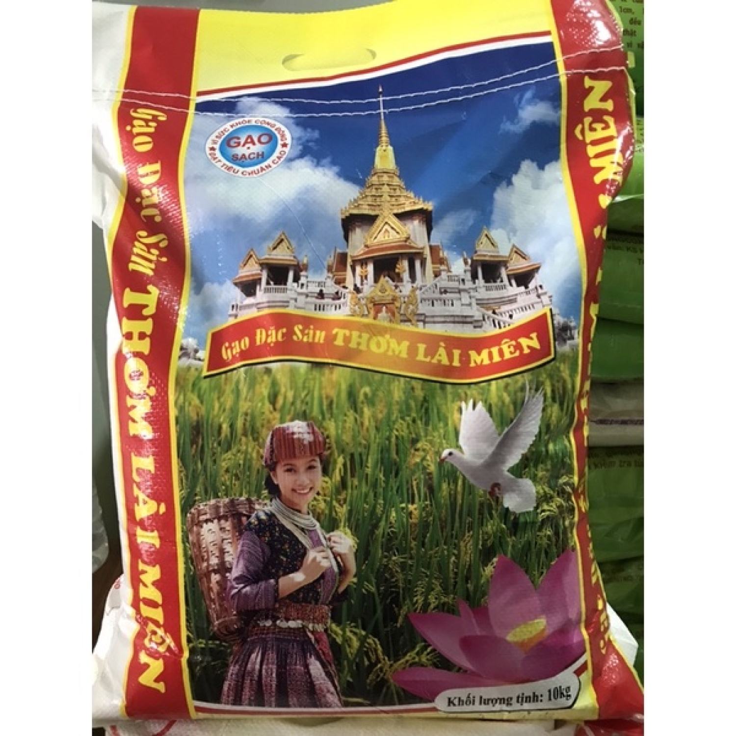 Gạo Thơm Lài cao cấp (10kg) dẻo vừa mềm cơm