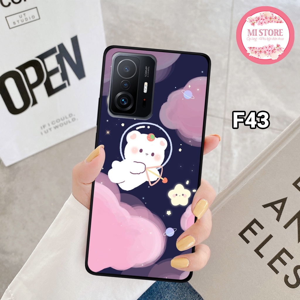 Ốp lưng xiaomi 11t 5g - xiaomi 11t pro 5g - ốp xiaomi in hình gấu xinh, vũ trụ cá tính, hot