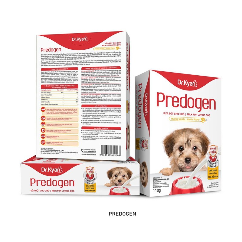 Sữa bột cho chó mèo Dr.Kyan Predogen- Hộp 110g