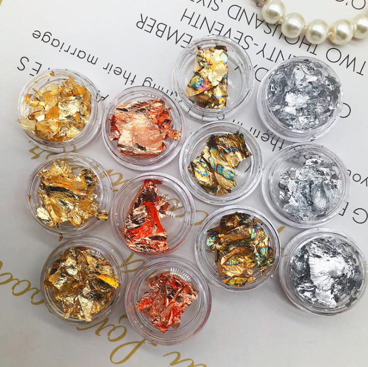 [HCM]Set giấy bạc trang trí móng