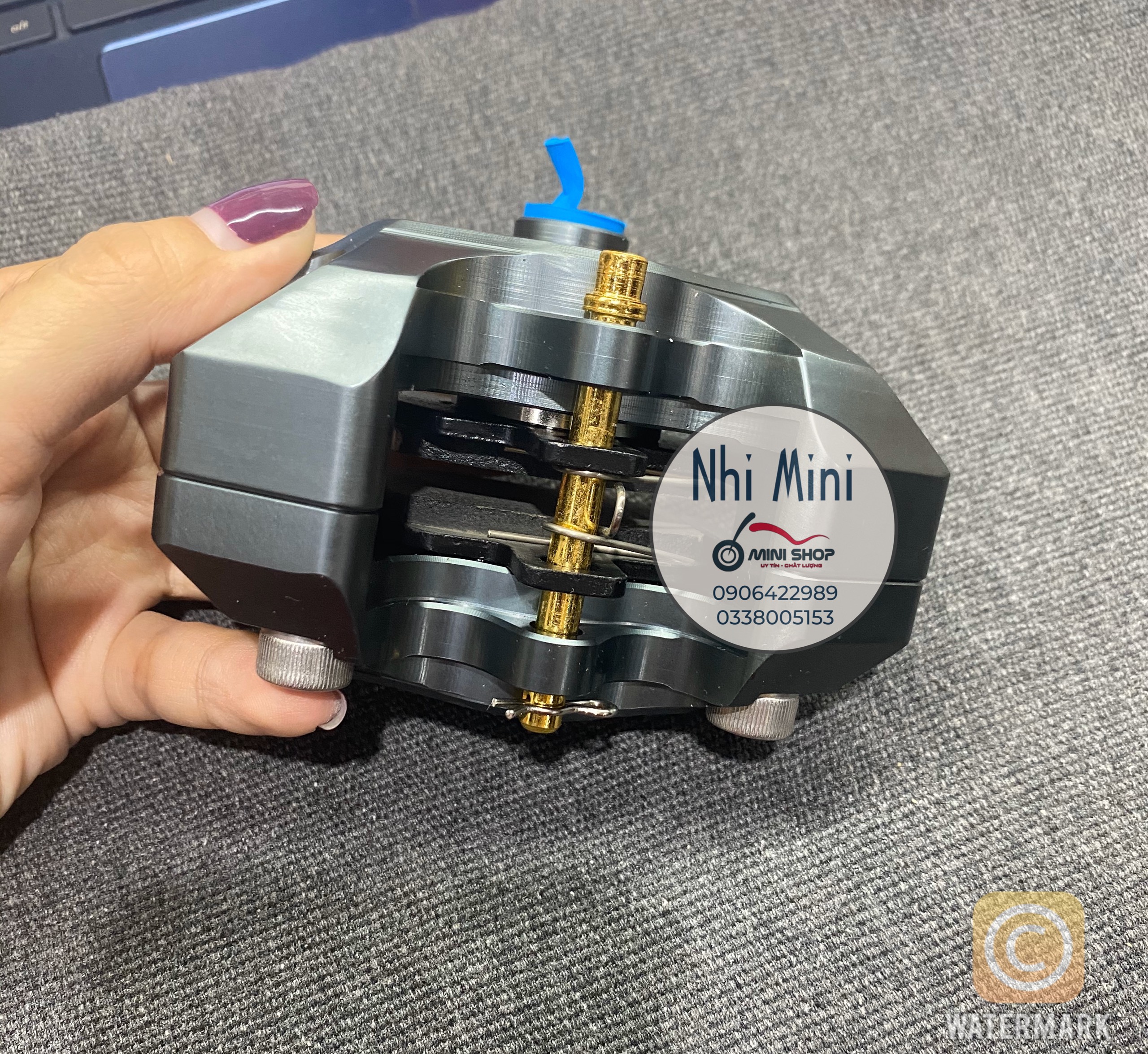 HEO DẦU BREMBO NHÔM MÀU