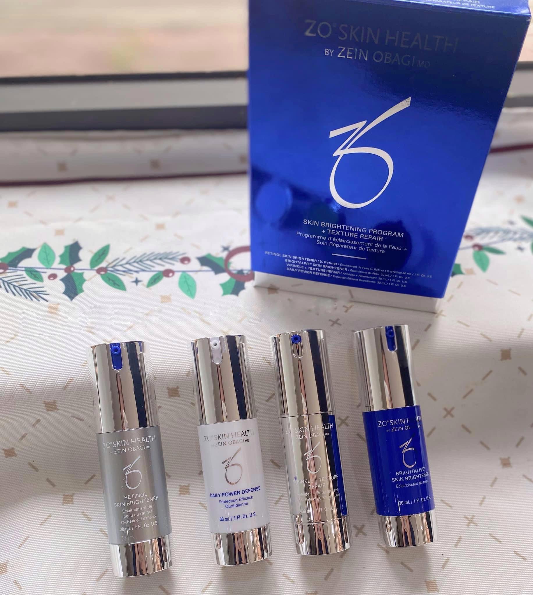 Bộ sản phẩm ZO Skin Brightening Program + Texture Repair