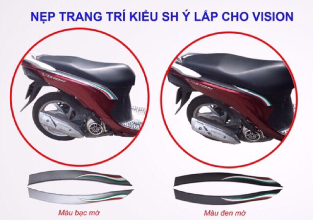 NẸP HÔNG XE VISION 2016-2020 PHONG CÁCHV Ý
