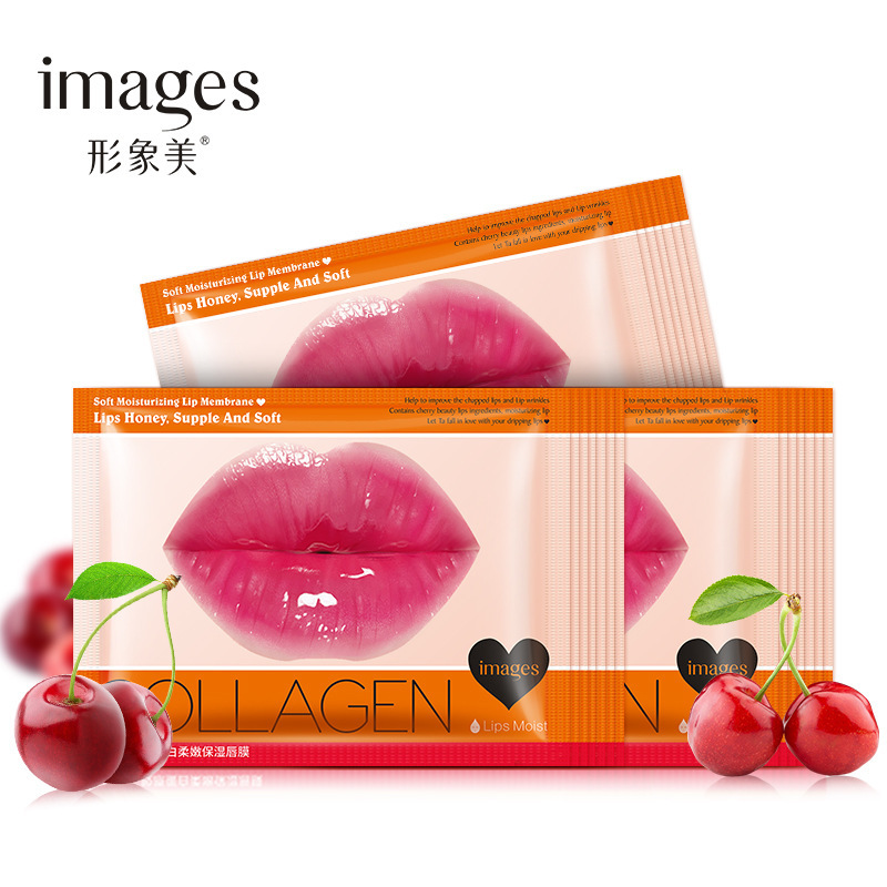 Combo 5 miếng Mặt Nạ Môi Images Collagen Lips Moist Mask nhập khẩu