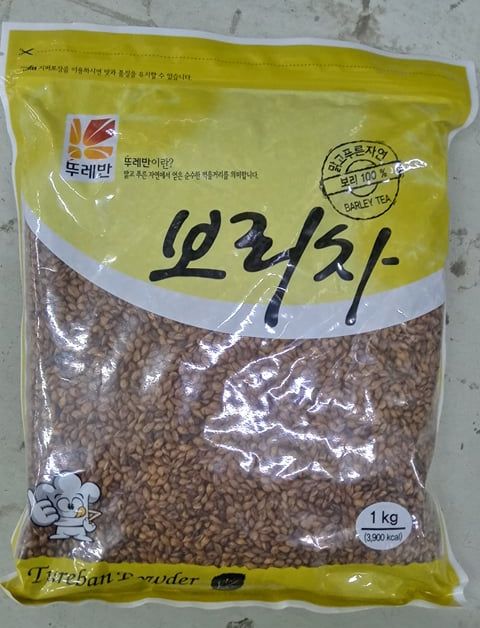 Trà Lúa Mạch Hàn Quốc 1Kg (Nguyên Hạt) - 통 보리차
