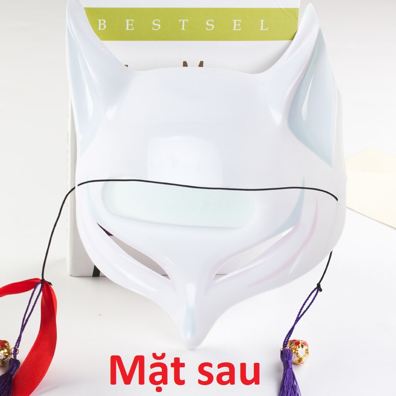 [10 mẫu] Mặt nạ cáo Kitsune cosplay - Kiểu 1