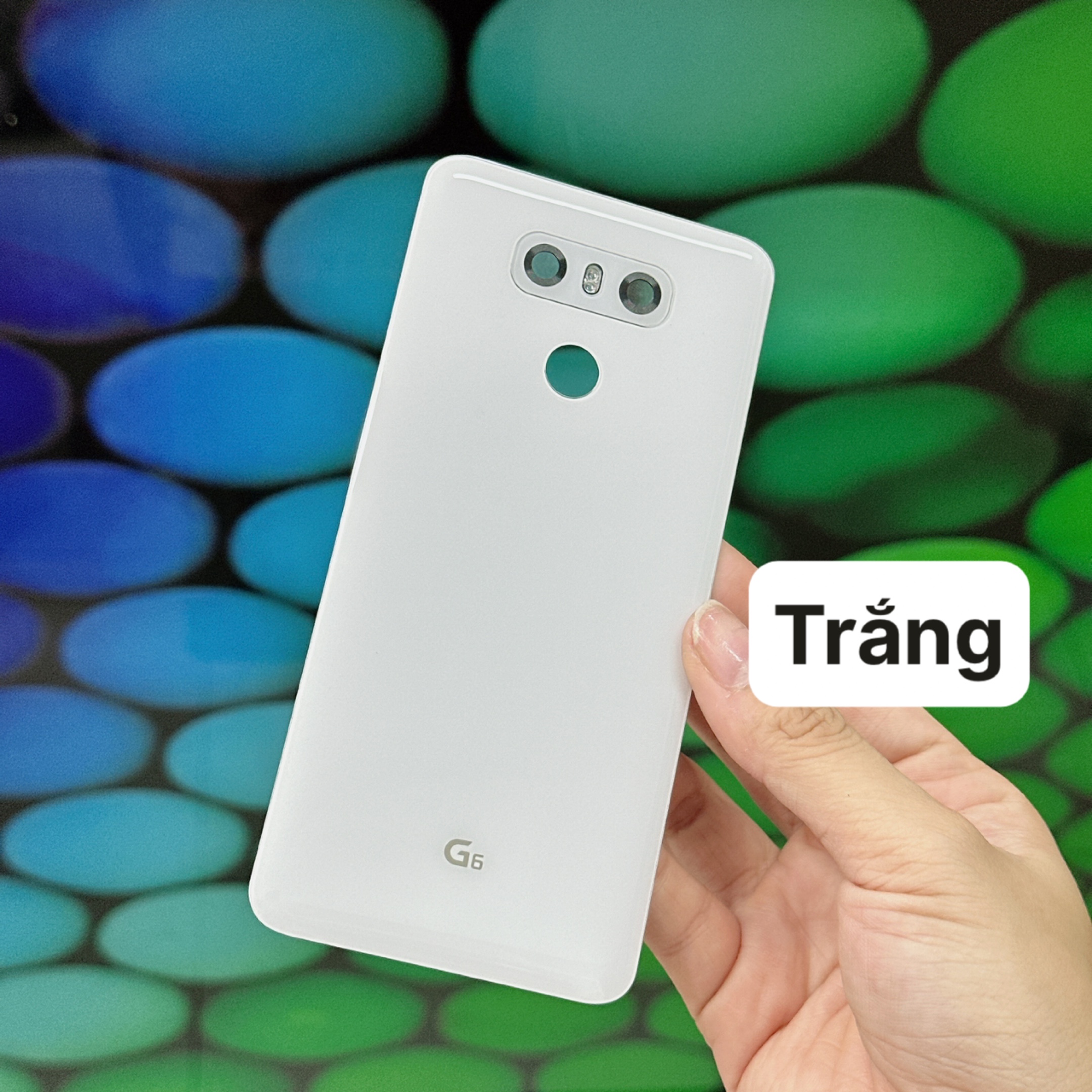 Nắp lưng liền kính camera LG G6 zin
