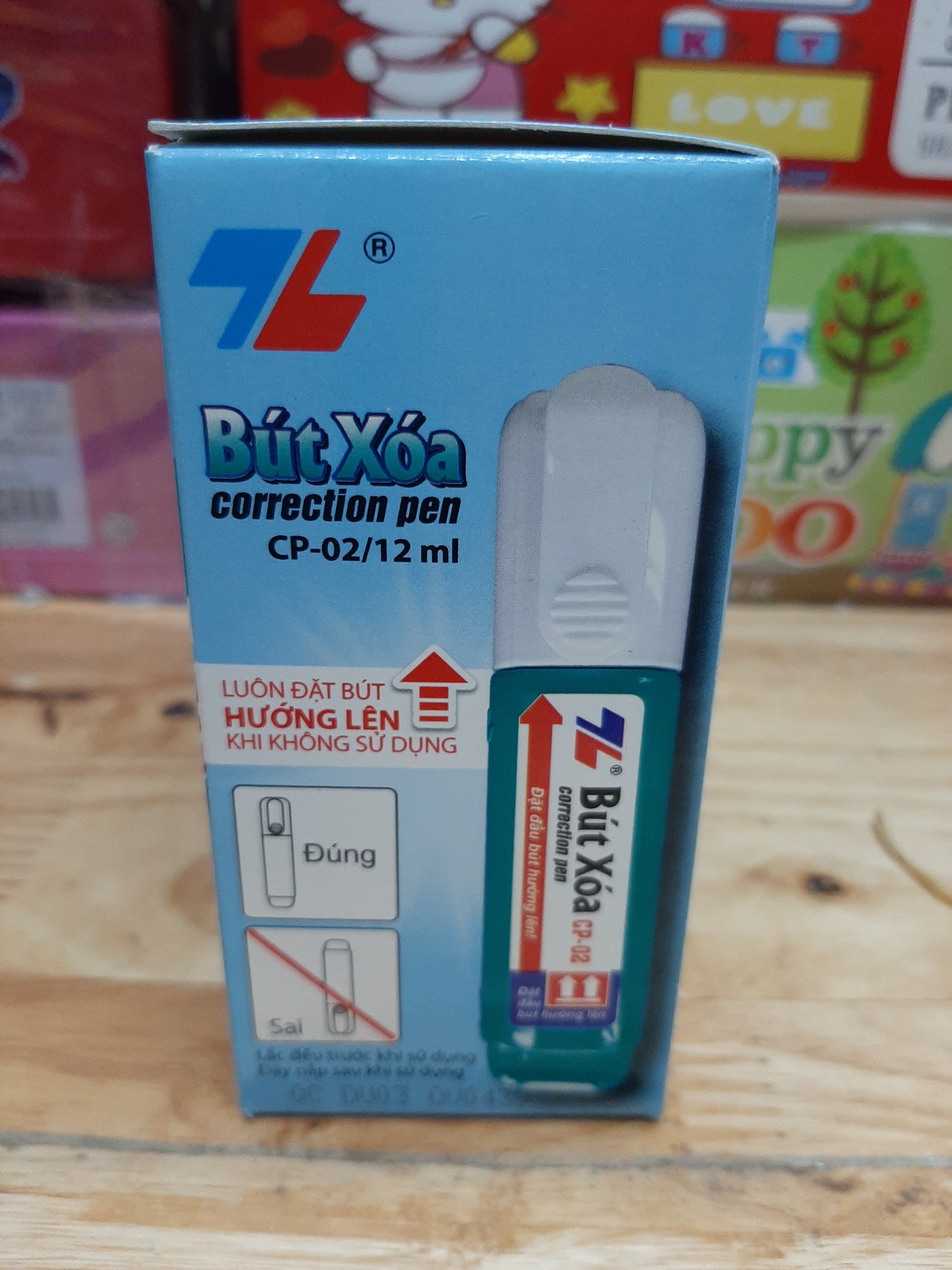 Bút xóa nước 12ml TL hộp 10 cây( giá sỉ)