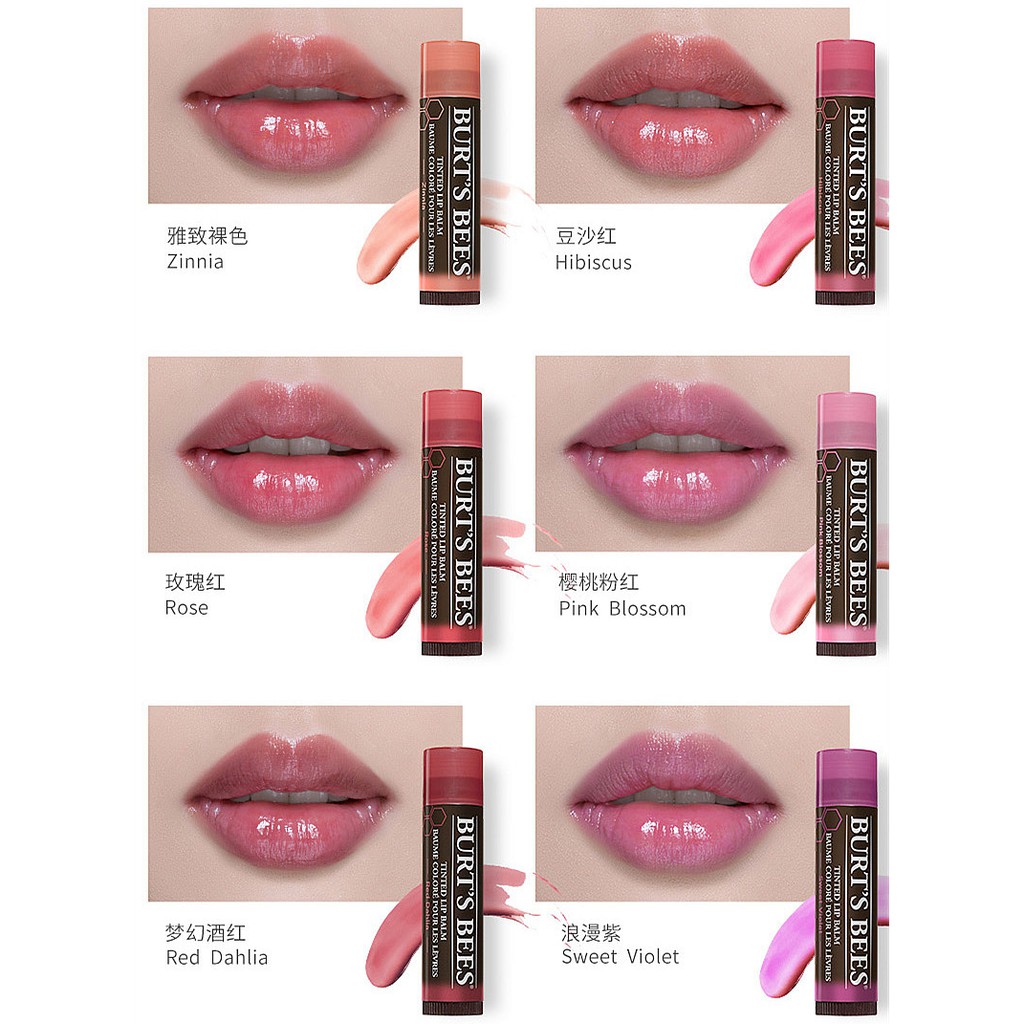 [HCM][Các Màu] Son Burts Bees Tinted Lip Balm