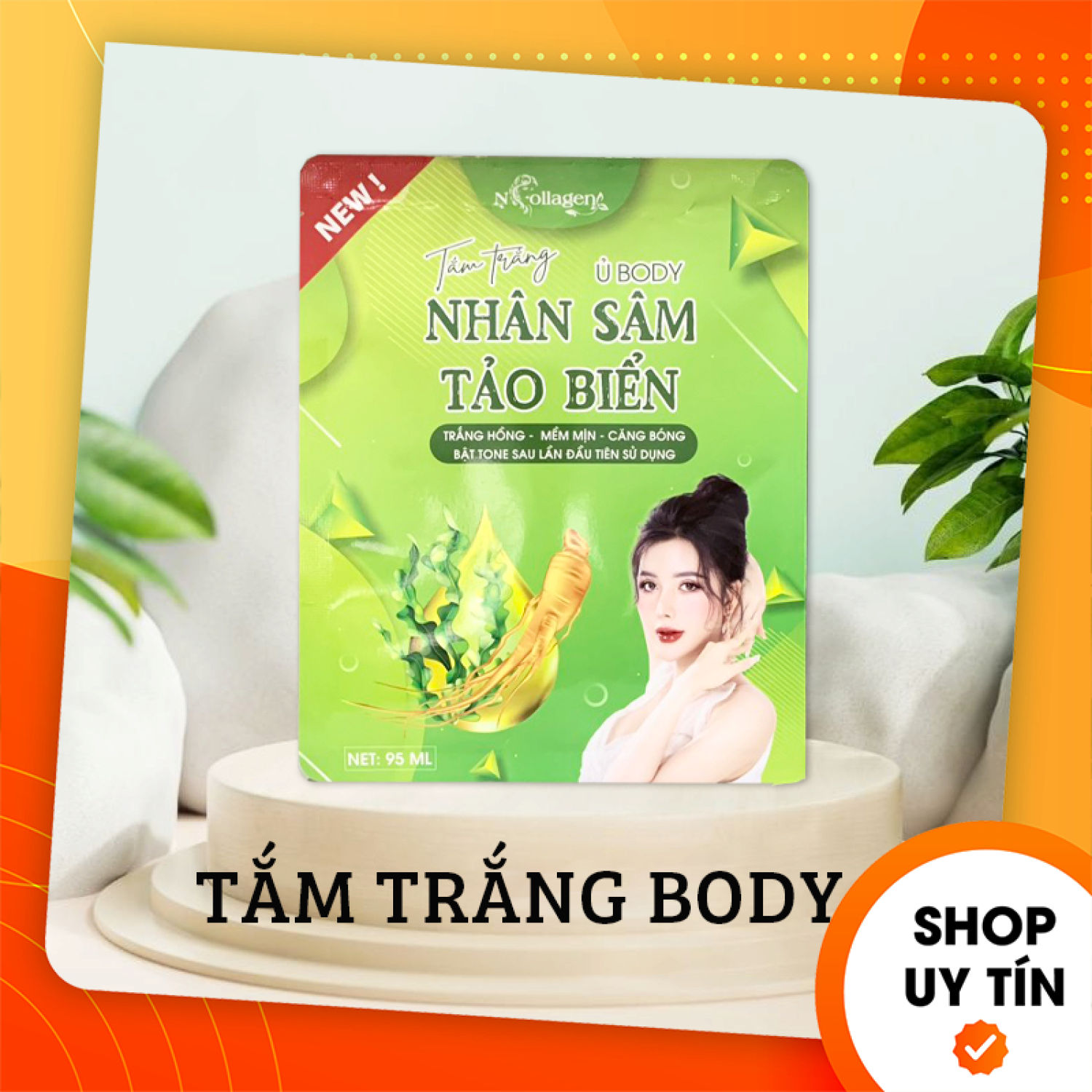 Ủ trắng body nhân sâm tảo biển n collagen - trần thị bích ngân