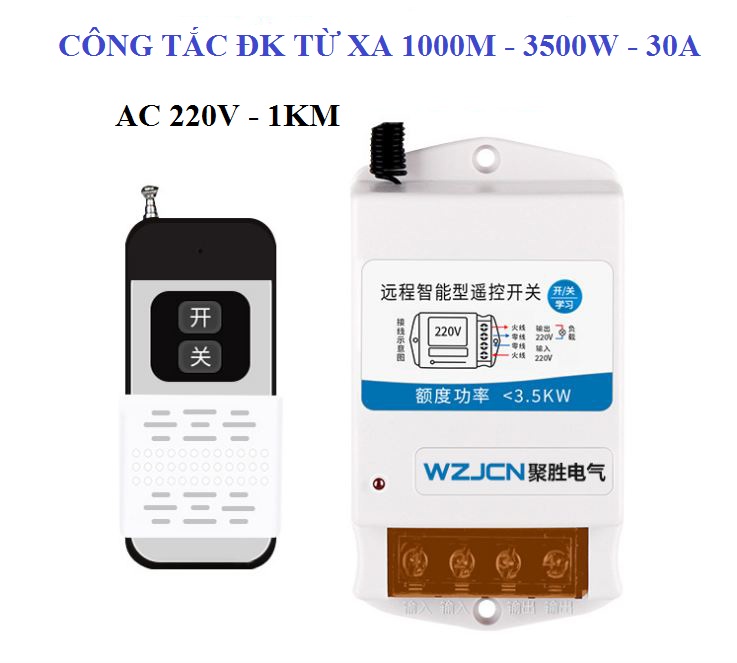 Công Tắc Điều Khiển Từ Xa 5km - 5000m có angten,công tắc điê