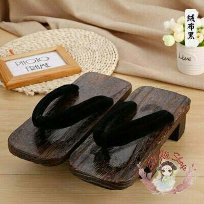 Geta guốc gỗ xỏ ngón phong cách nhật bản