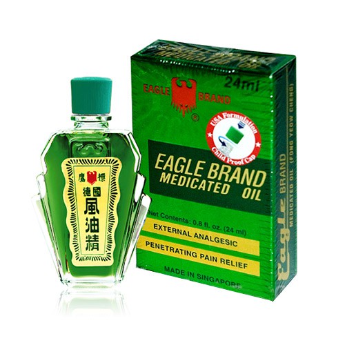 [HCM]dầu nóng con ó eagle brand 24ml