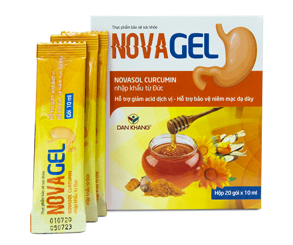 Novagel – Gói uống hỗ trợ giảm đau dạ dày ( Hộp 20 gói)