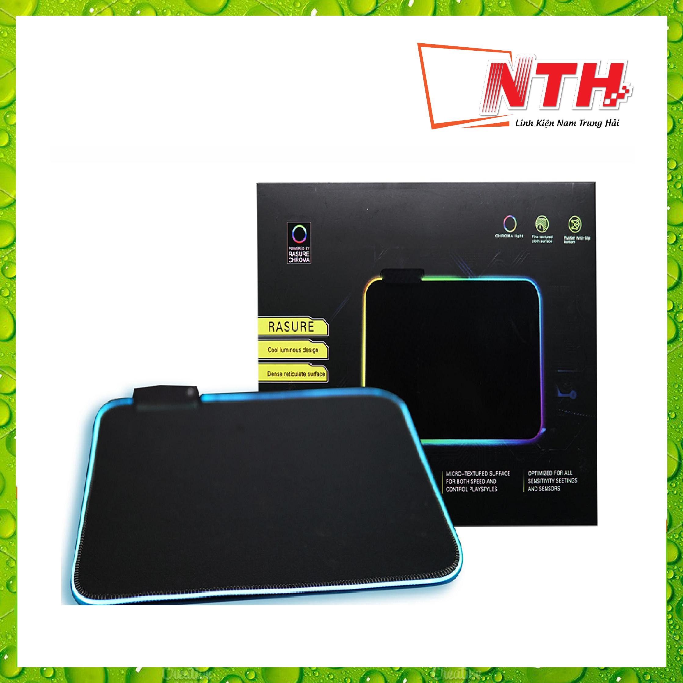 Lót chuột pad flashy - led rgb - full box: 250x350x3mm