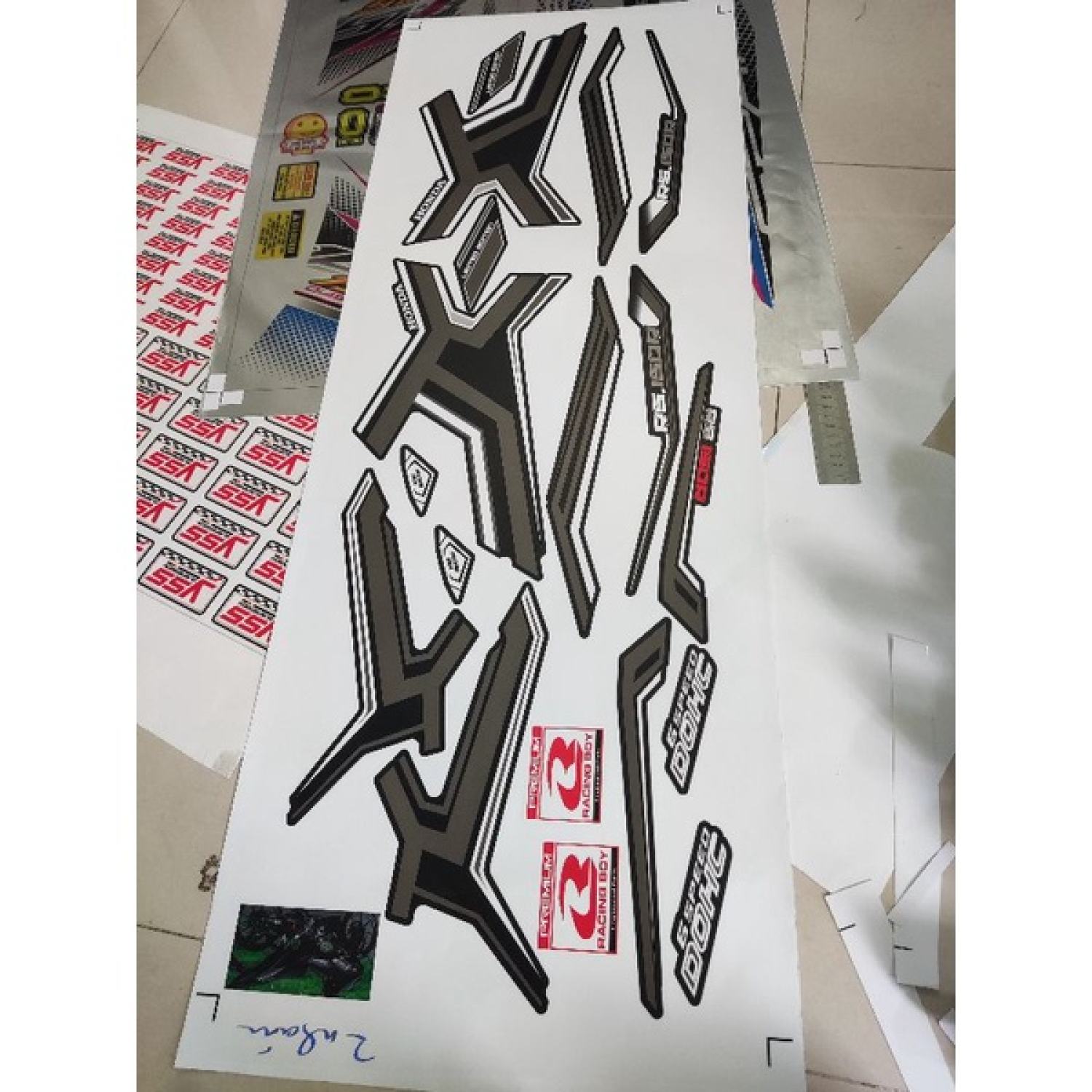 Tem Rời Honda Winner X Rs 150 Đen