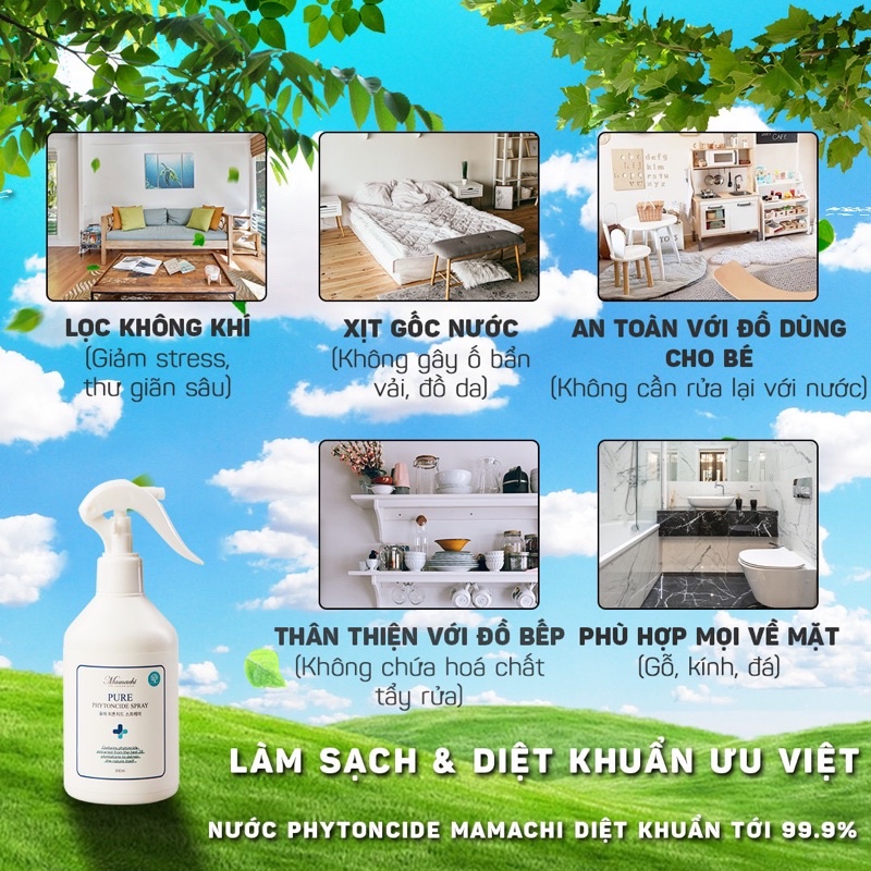 Xịt diệt khuẩn MAMACHI PHYTONCIDE
