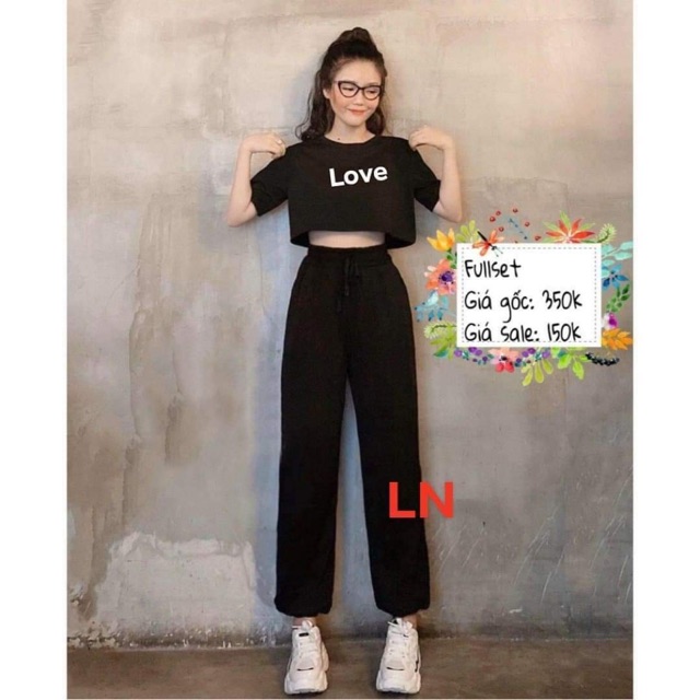 Sét crt love + quần bom dan876