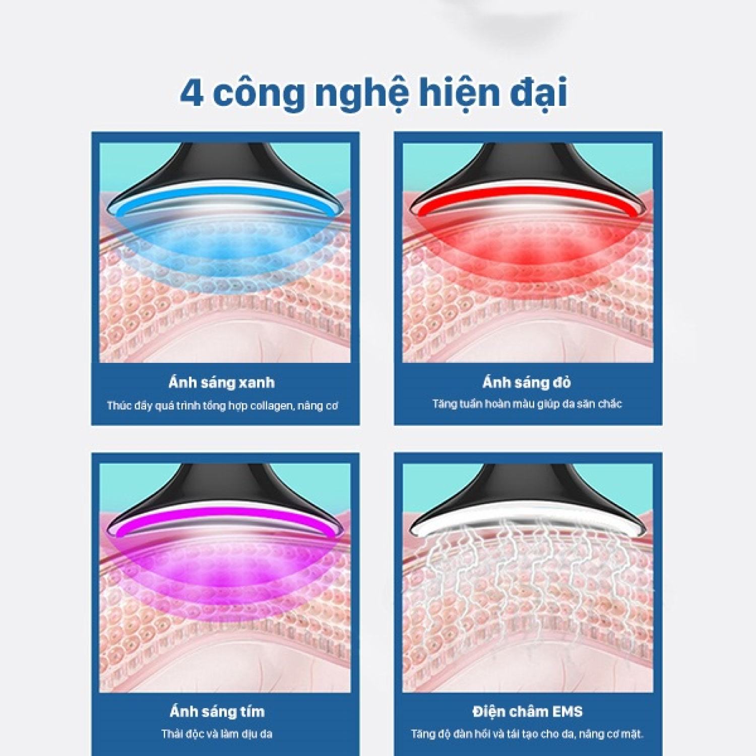 Máy mɑssage nâng cơ mặt và cổ cầm tay