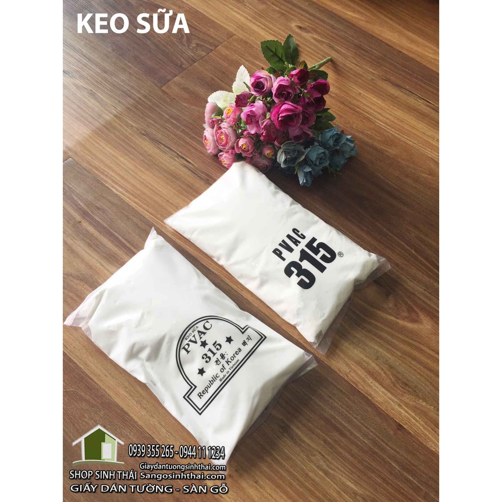 Keo sữa dán giấy, dán simili, dán thảm, dán gỗ, dán xốp