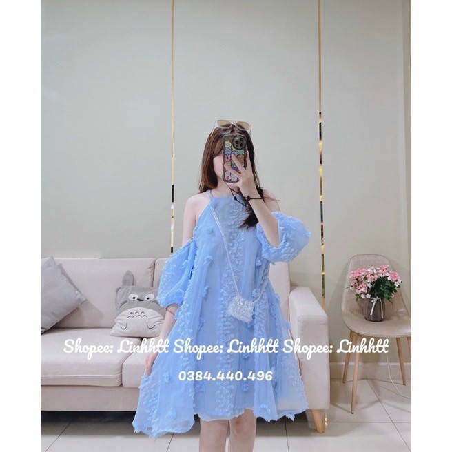 Đầm Trể Vai Cổ Yếm