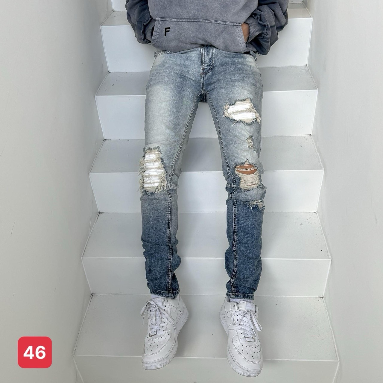 [HCM]Quần Jean Nam Jean Nam Đẹp Quần Bò Nam Rách Chất Vải Đẹp Phom Dáng Body Không Xù Không Bai Màu ( Hình Thật Có Kèm Video) Thời Trang Phong Cách DG-SHOP MS4035
