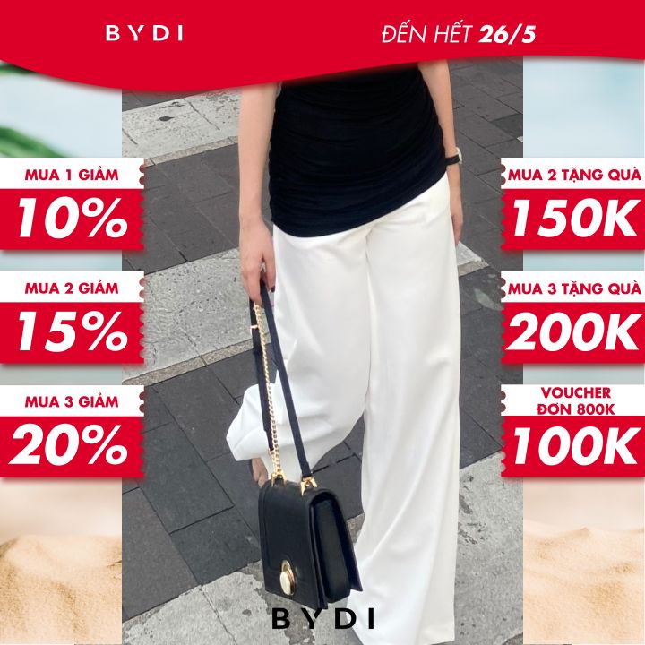 [BYDI] Quần dáng suông | ?WHITE PANT