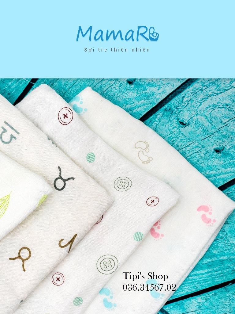 Set 10 Khăn sữa Mamaru 25 x 25cm