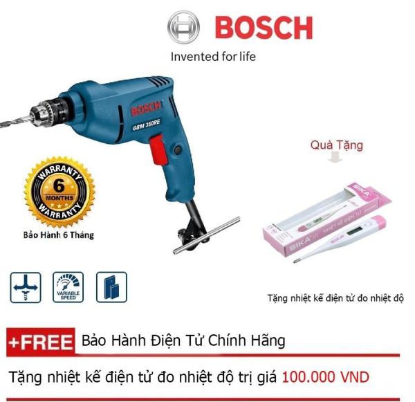 Máy khoan Bosch GBM 350  + Quà tặng nhiệt kế điện tử